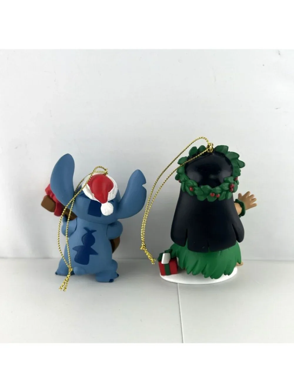 Set of 2 Lilo and Stitch Disney Presidents Edition Ornaments in Original Box